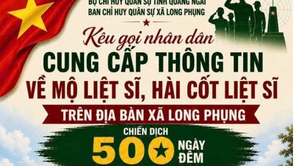 Tuyên truyền "Chiến dịch 500 ngày đêm": Mỗi thông tin - Một cơ hội tìm lại tên cho Liệt sĩ