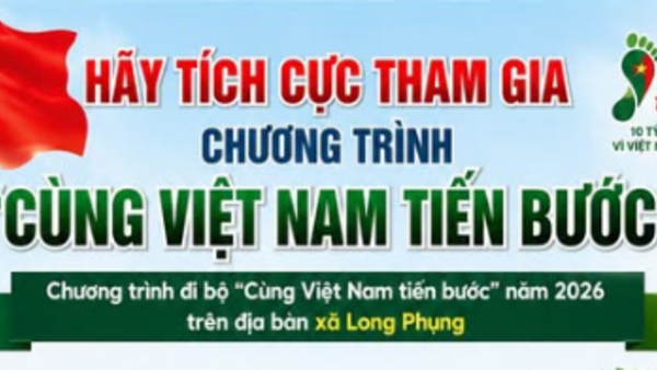 “Cùng Việt Nam tiến bước” - Mỗi bước chân, một hành động vì cộng đồng