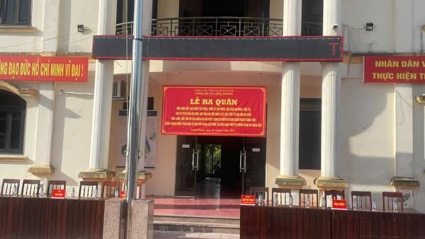 Công an xã Long Phụng tổ chức lễ ra quân thực hiện đợt cao điểm tấn công, trấn áp tội phạm